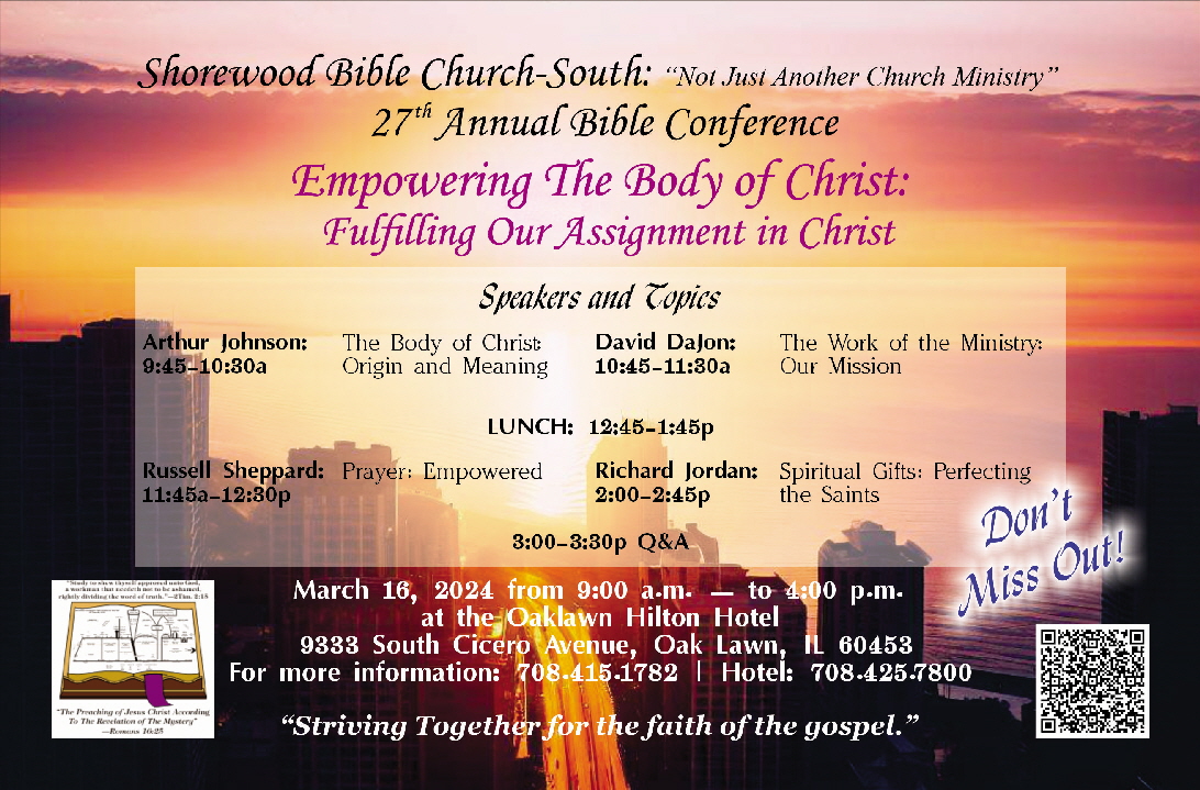27th Annual Bible Conf Flyer